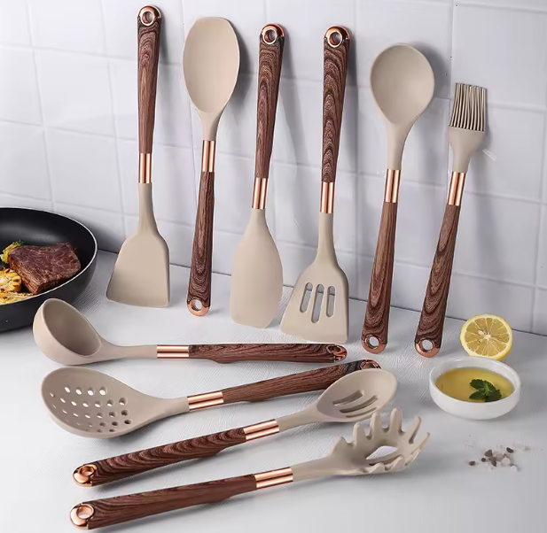 10-Piece Silicone Kitchen Utensil Set